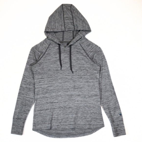 Kuhl Tops - KUHL Vara Women's Small Gray Hoodie Raglan Sleeve Thumbholes Hiking Outdoor